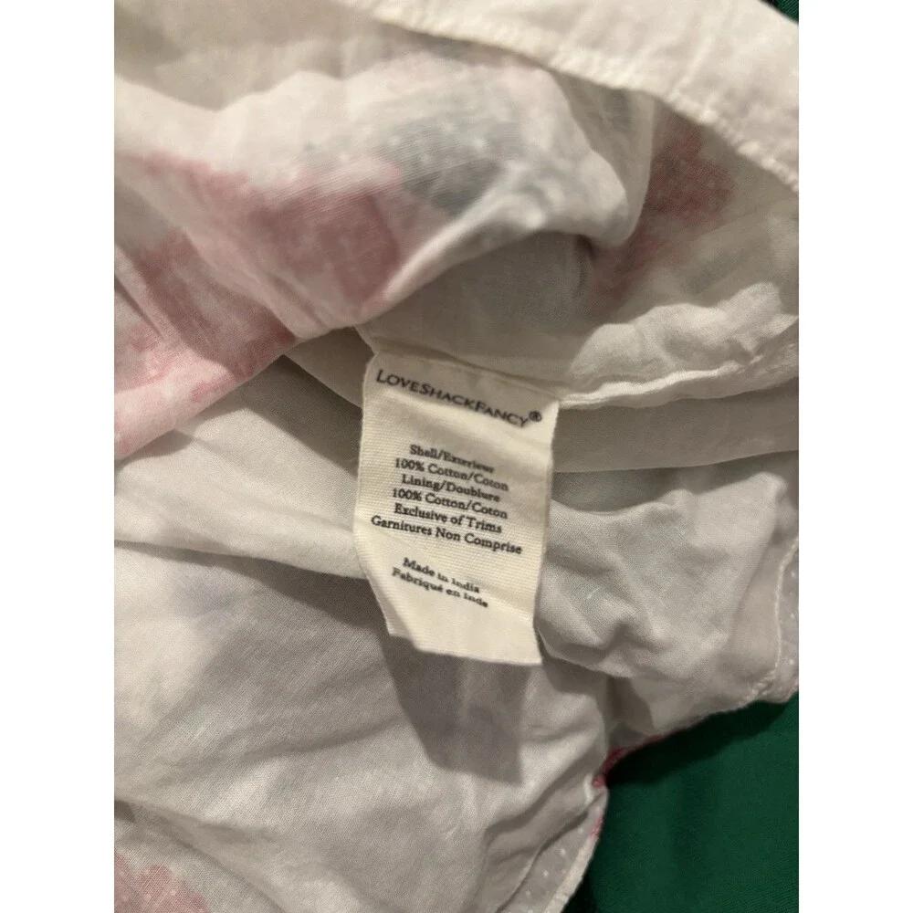 LoveShackFancy Infant Baby Girl Dress Floral And Polkadot Sz 12-18 Mo